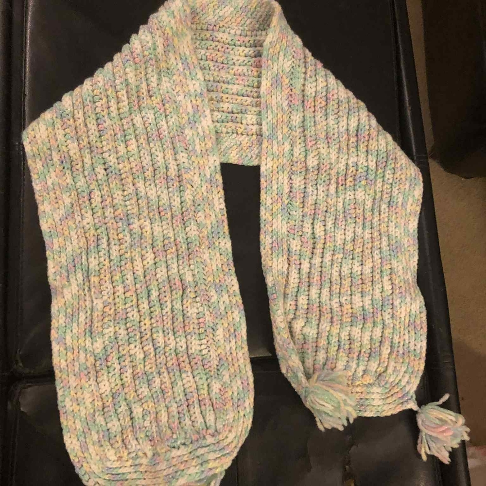 Multicolor Knit Scarf